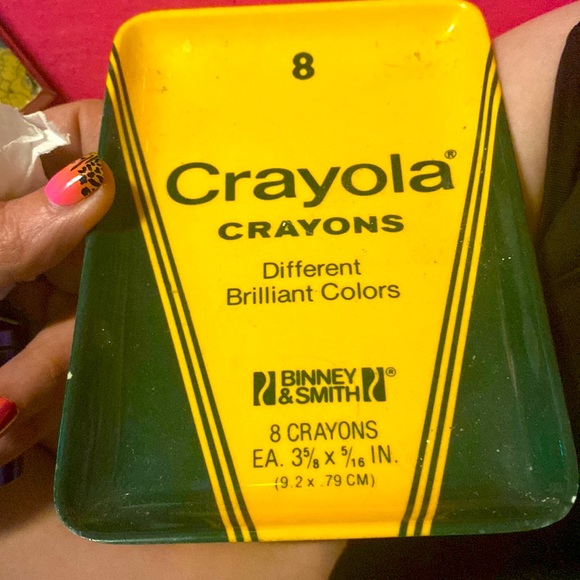crayola vintage crayons crayons plastic tip tray - Picture 1 of 4